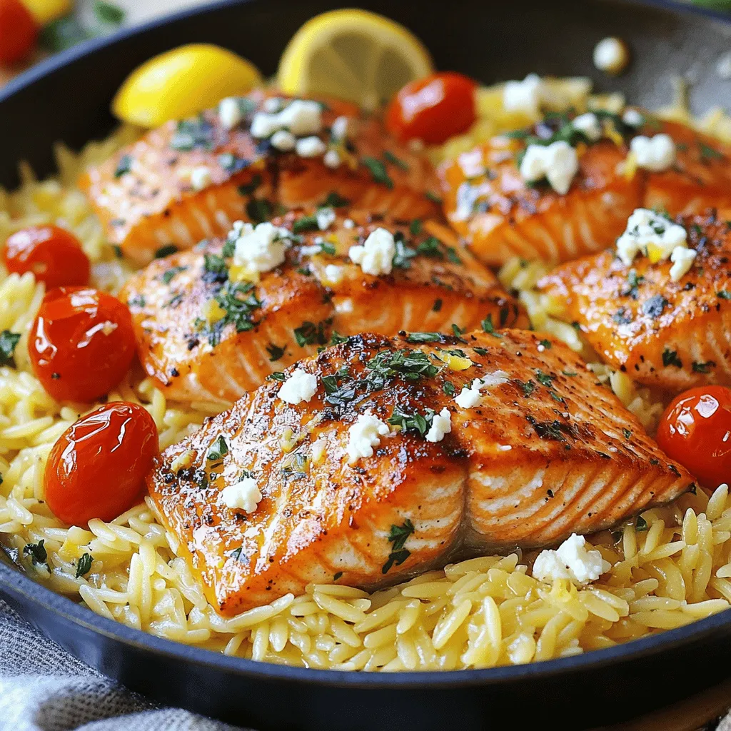One Skillet Salmon with Lemon Orzo: A Delicious and Nutritious Meal