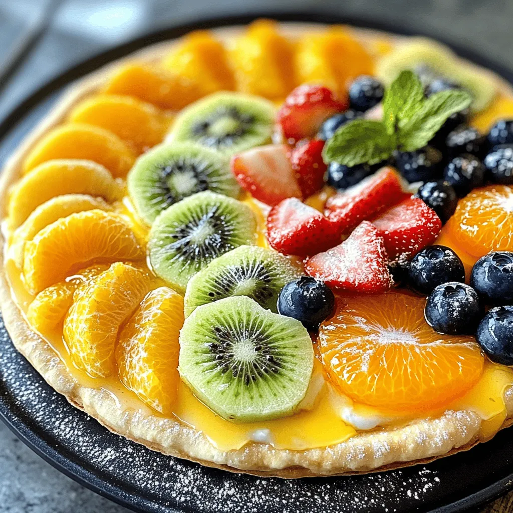 Fruity Delight Pizza: A Refreshing Twist on a Classic Favorite