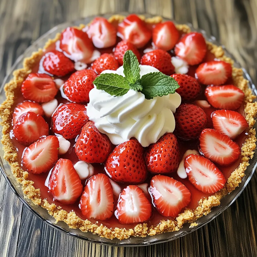 Chilled Strawberry Dream Pie Recipe