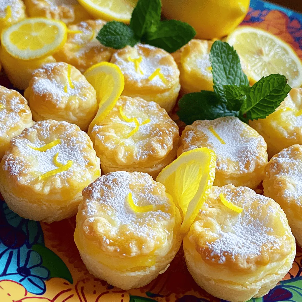 Baby Lemon Impossible Pies Delightful Mini Dessert