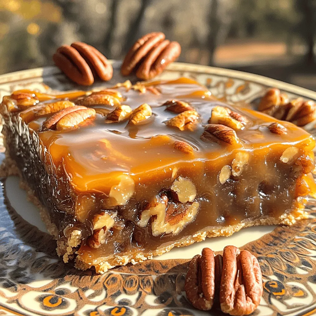 Caramel Pecan Pie Bars Simple and Tasty Treat