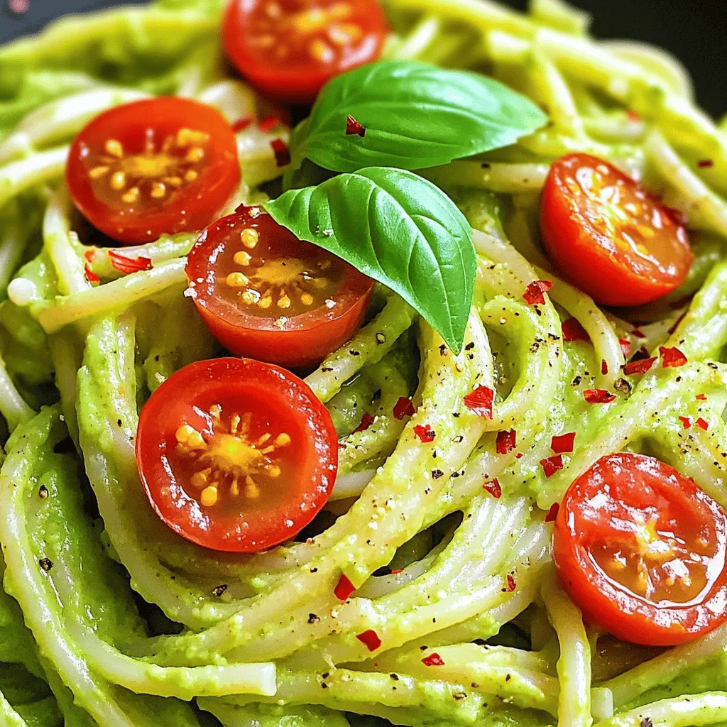 Creamy Avocado Pasta Simple and Delicious Recipe
