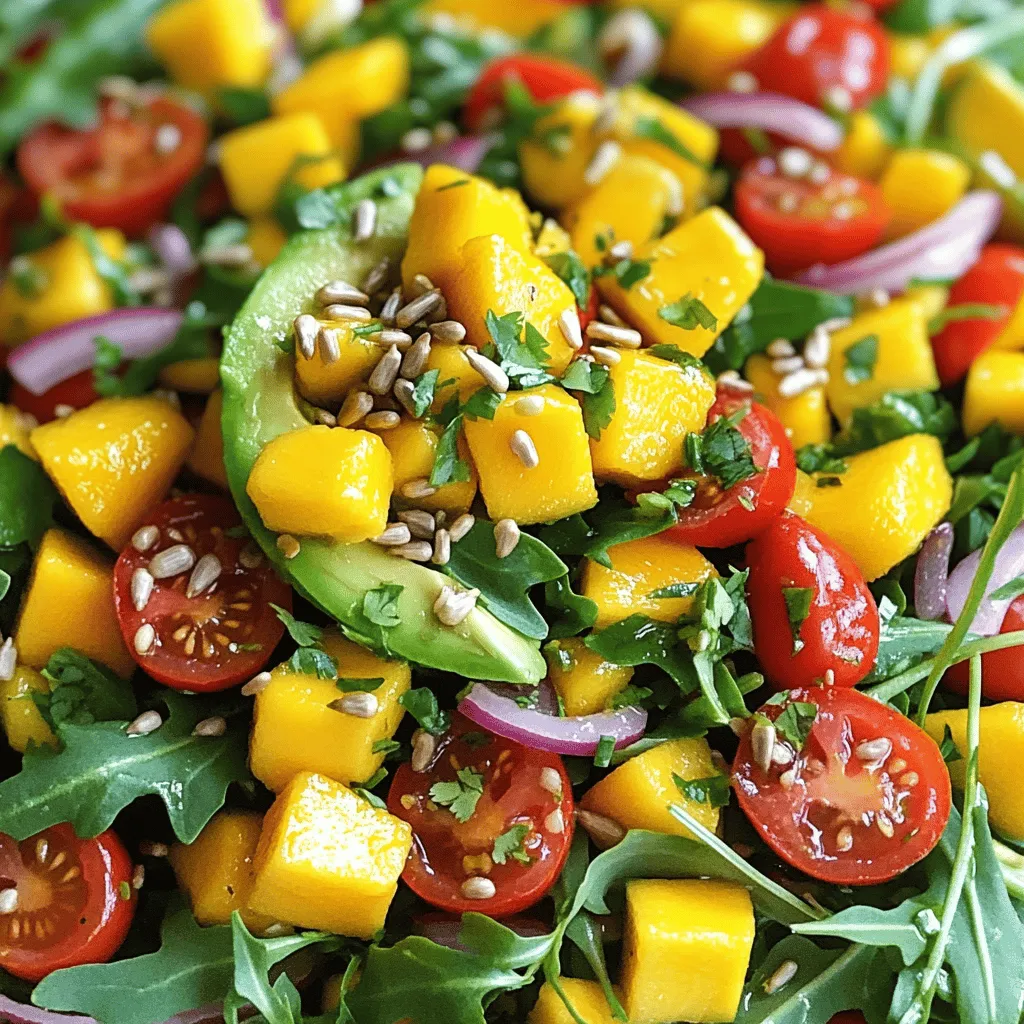Mango Avocado Power Salad Fresh and Healthy Delight