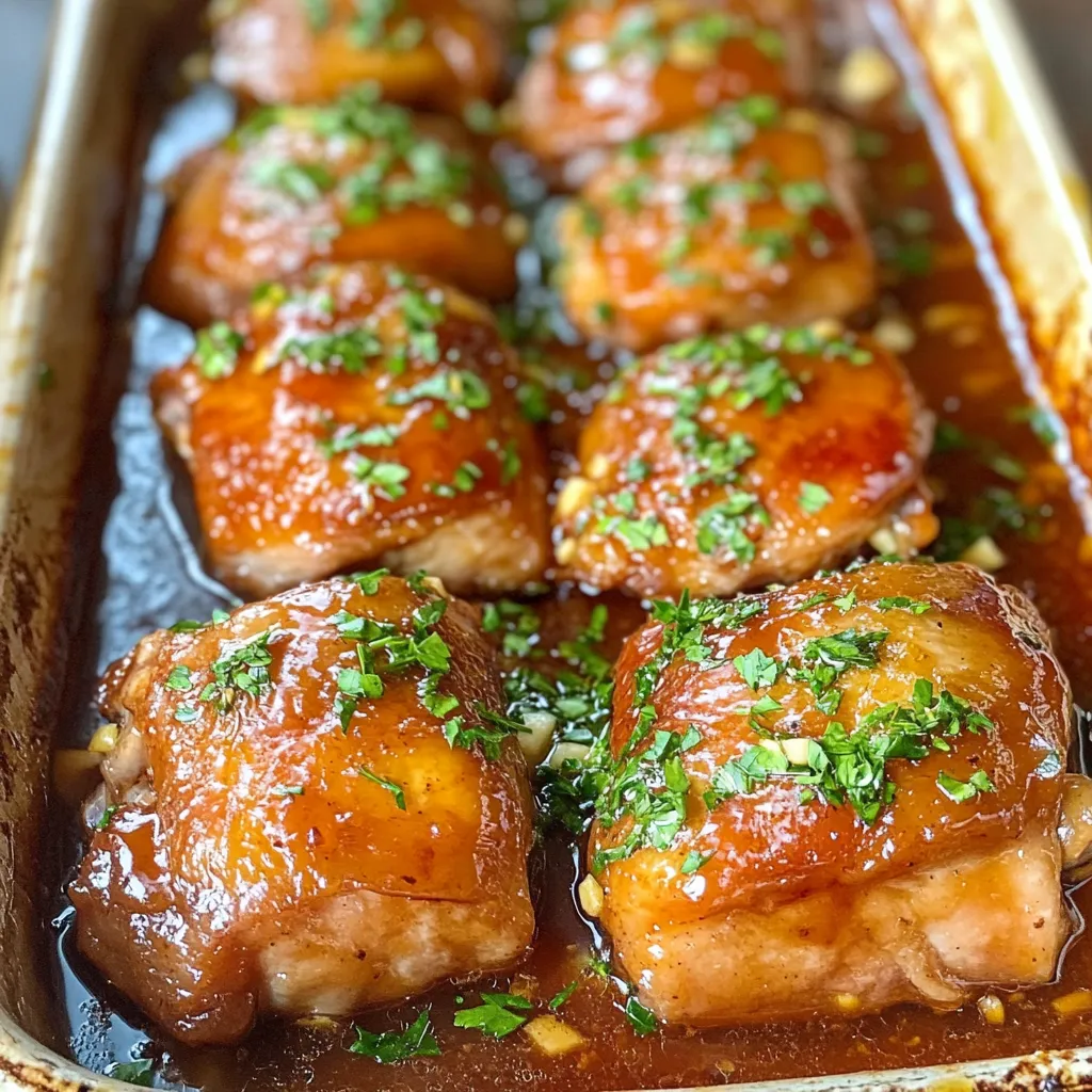 Irresistibly Juicy Baked Garlic Brown Sugar Chicken: A Flavorful Delight for Any Occasion