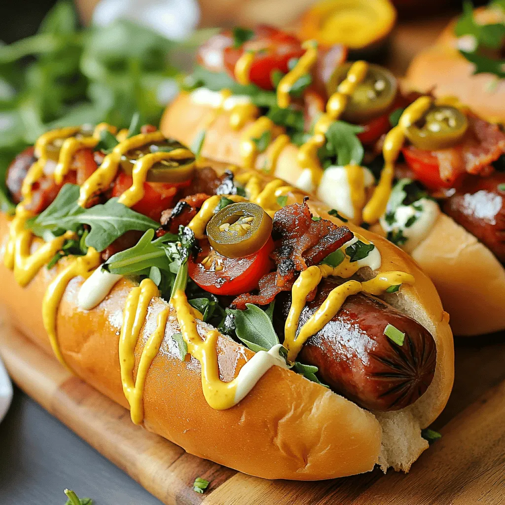 Elevate Your Hot Dog Game with Gourmet BLT Hot Dogs