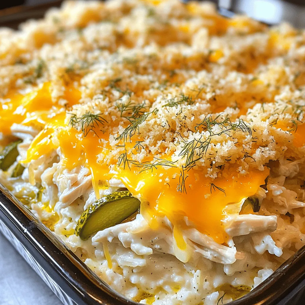 Pickle Ranch Chicken Casserole Easy and Tasty Dish