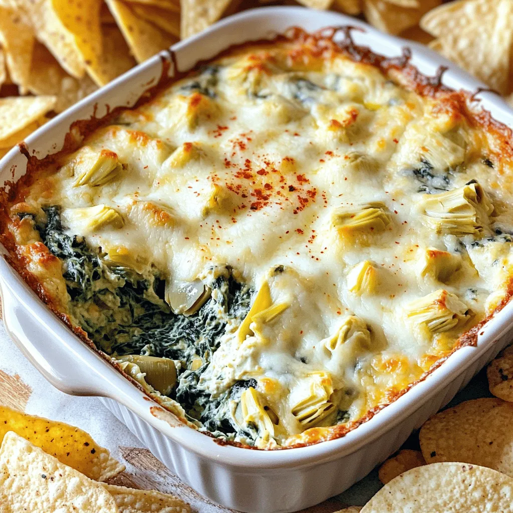 Creamy Spinach Artichoke Dip Irresistible Flavor Boost