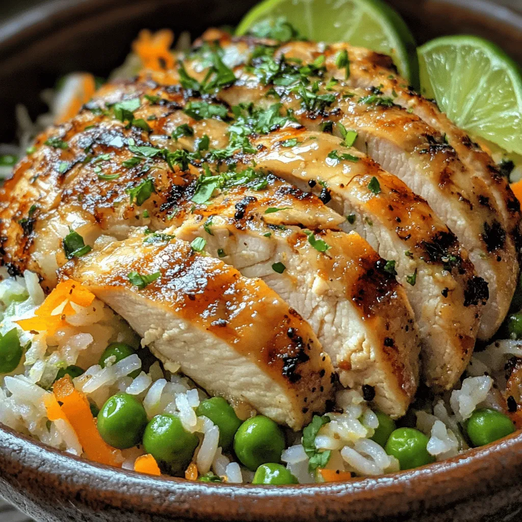 Tropical Coconut Chicken Rice Bowl Recipe