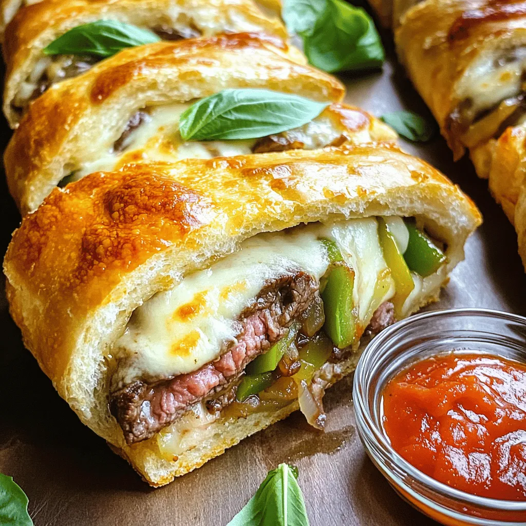 To make a great mozzarella cheesesteak stromboli, you need the right ingredients. Let’s dive into what you need.