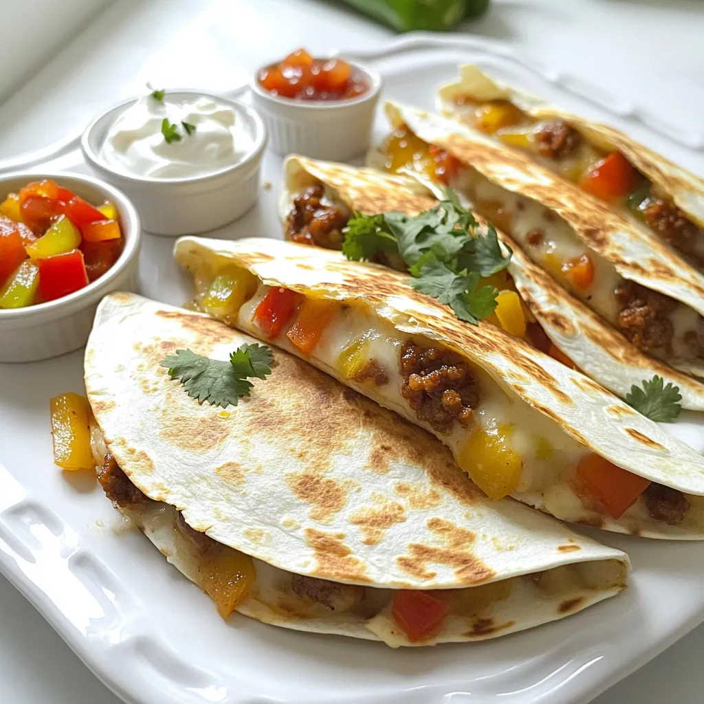 Spicy Chorizo Quesadillas Quick and Tasty Delight