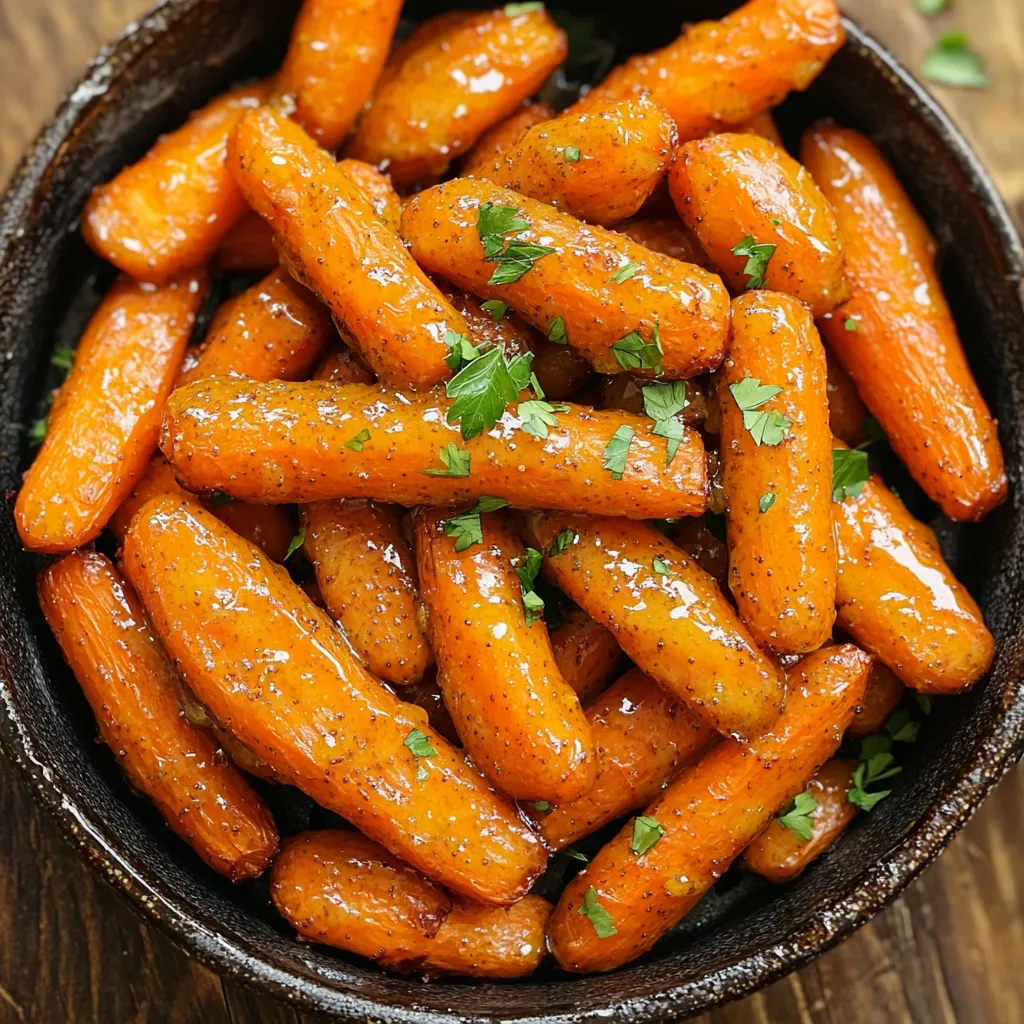 Air Fryer Honey Mustard Carrots Flavorful Side Dish