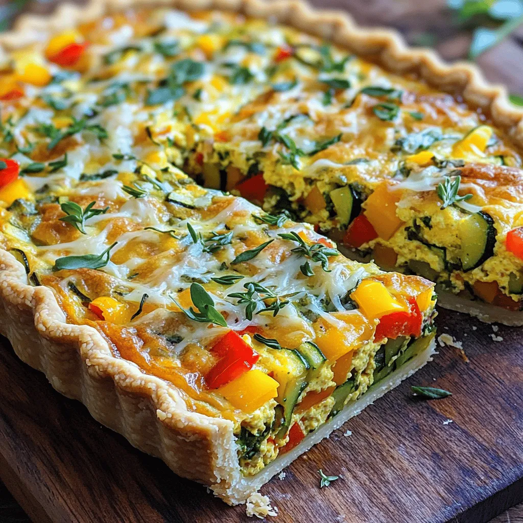Veggie Loaded Quiche Tasty and Simple Recipe