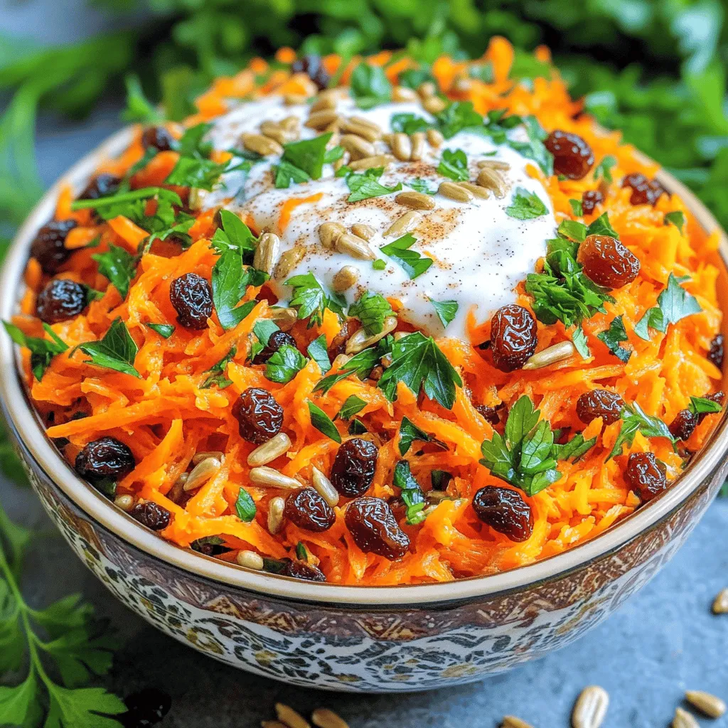 Carrot Salad Refreshing and Healthy Side Dish