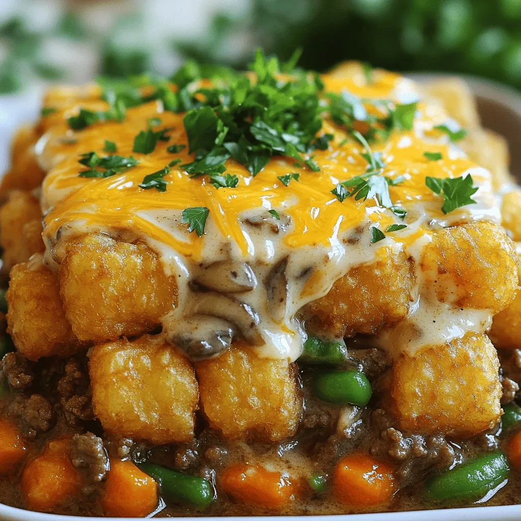 Tater Tot Delight Hotdish: A Comforting Classic with a Modern Twist