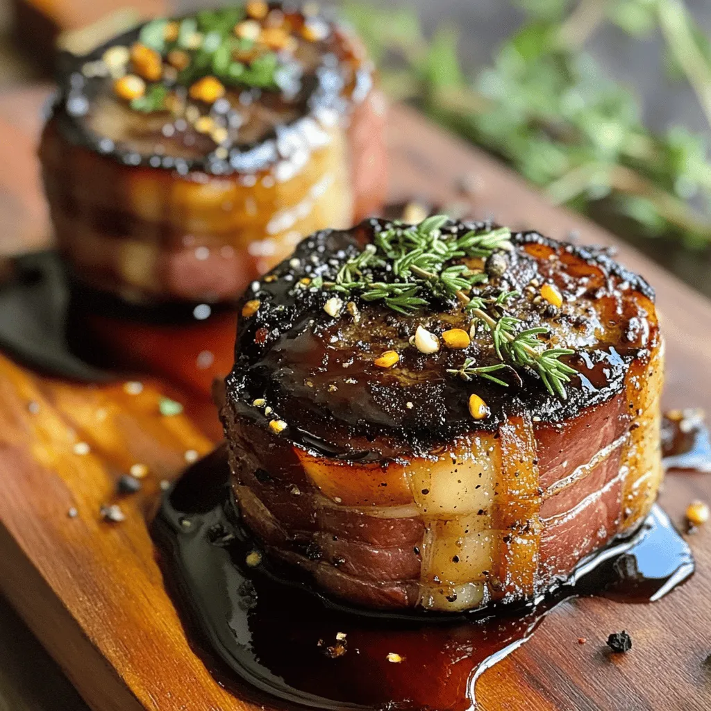 Bacon-Wrapped Filet Mignon Bliss: A Culinary Masterpiece