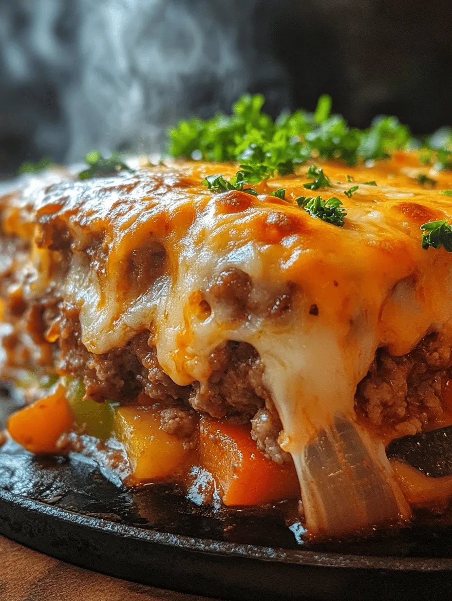 Cheesy Loaded Meatloaf Casserole with Vegetables: A Comforting Delight