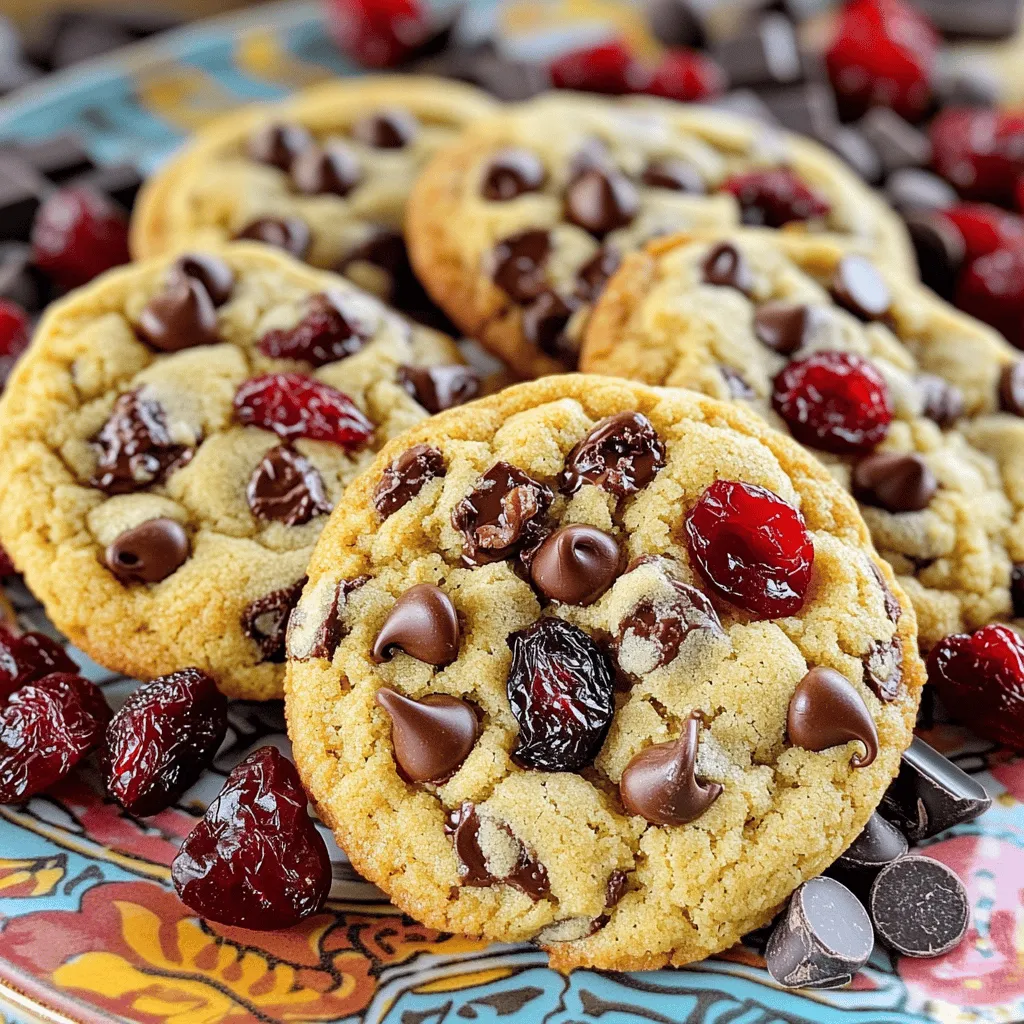 Cherry Chocolate Chewy Cookies Delightfully Simple Recipe