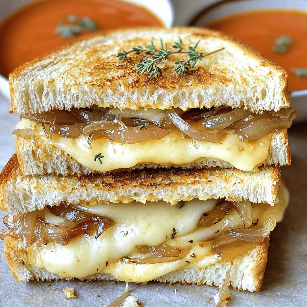 French Onion Grilled Cheese Delightful and Simple Meal