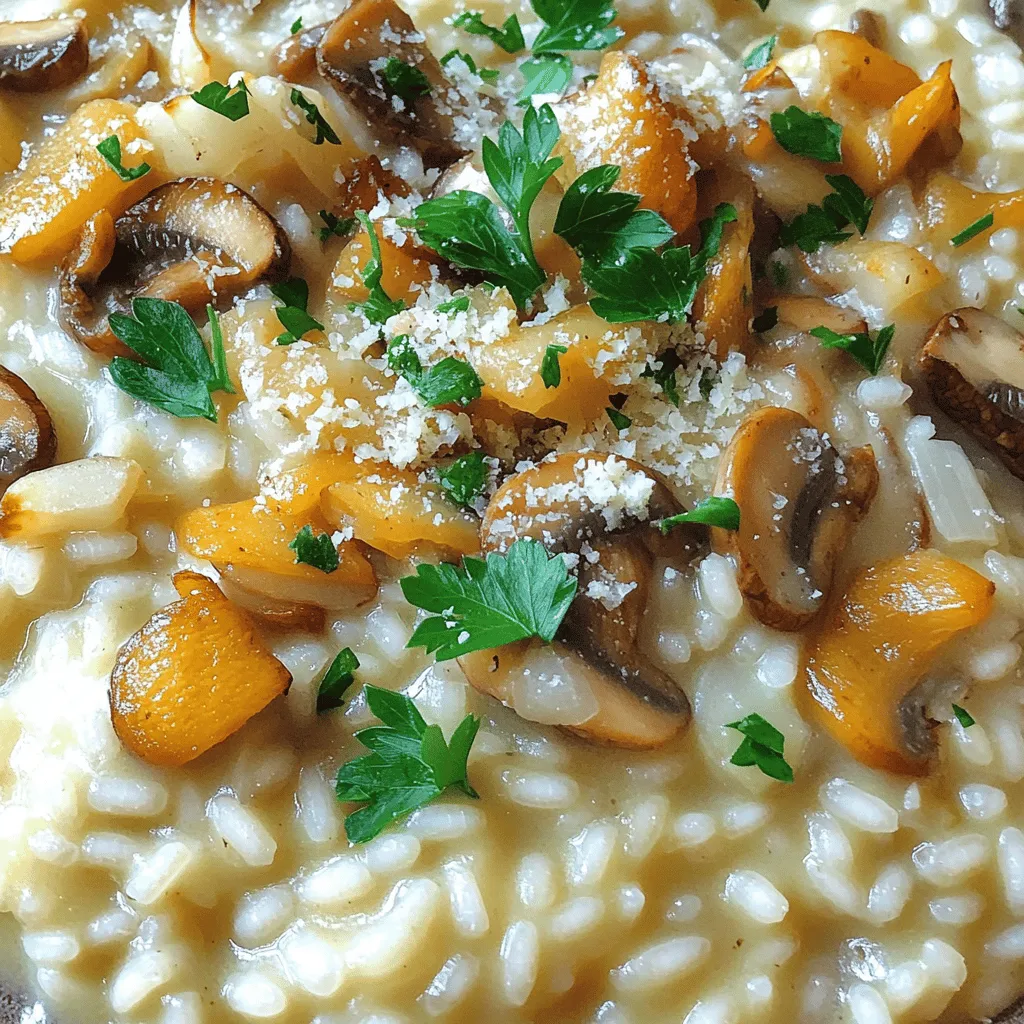 Creamy Mushroom Risotto Savory and Simple Delight