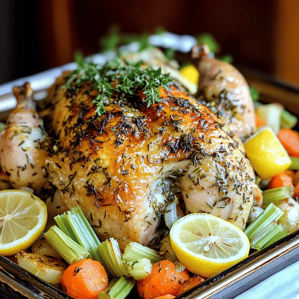 Garlic Herb Roasted Chicken Juicy and Flavorful Dish