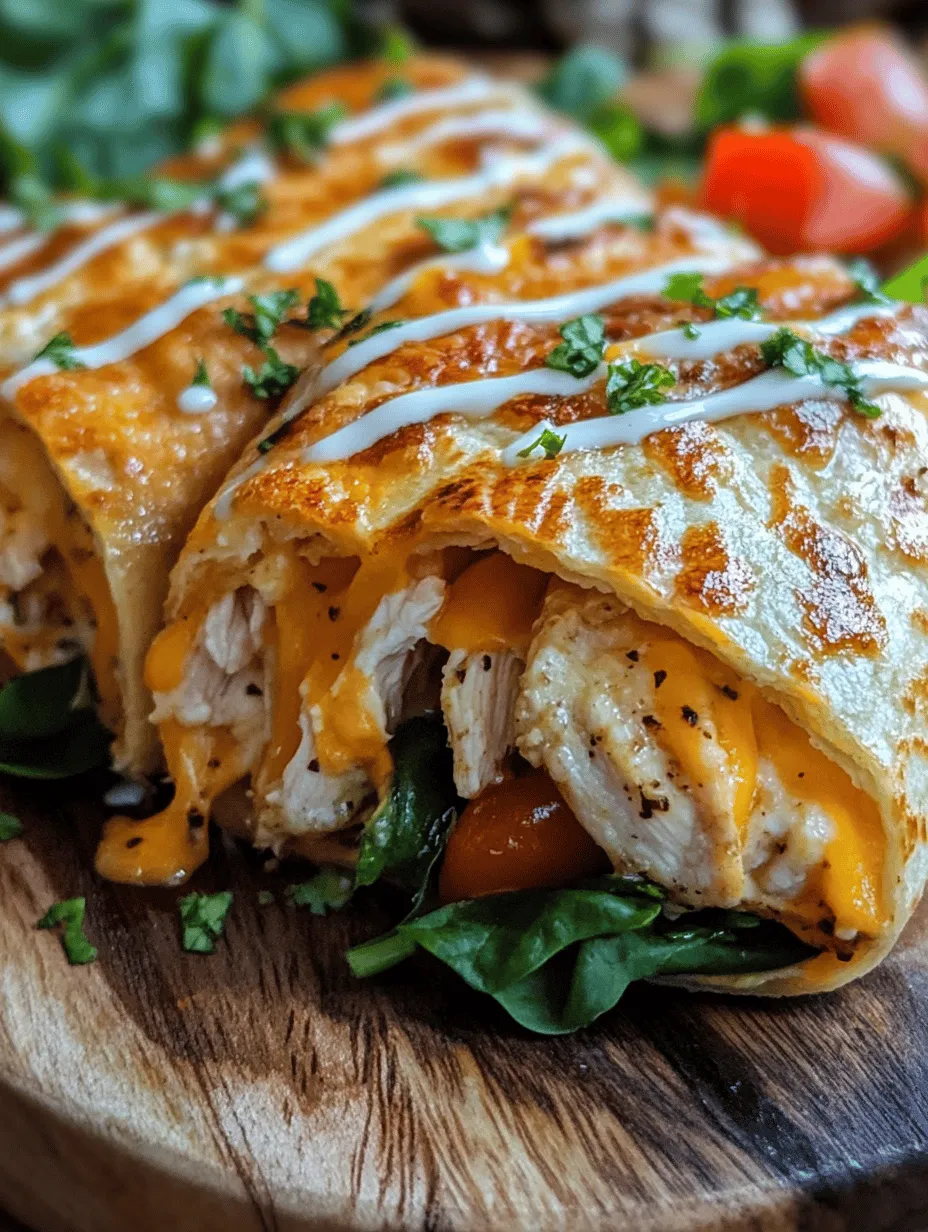 Cheesy Garlic Chicken Wraps: A Delicious and Versatile Meal Option