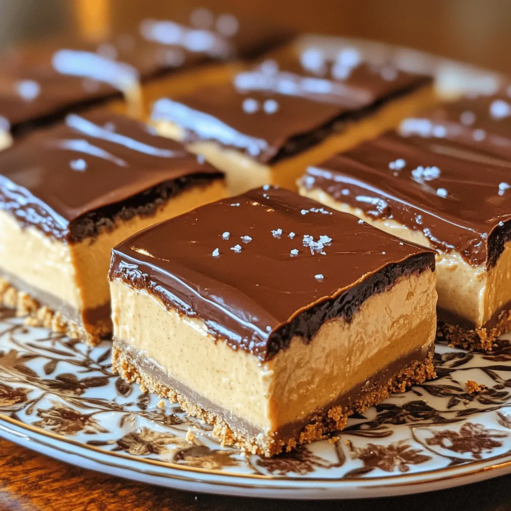 No-Bake Buckeye Cheesecake Bar Sweet and Creamy Treat