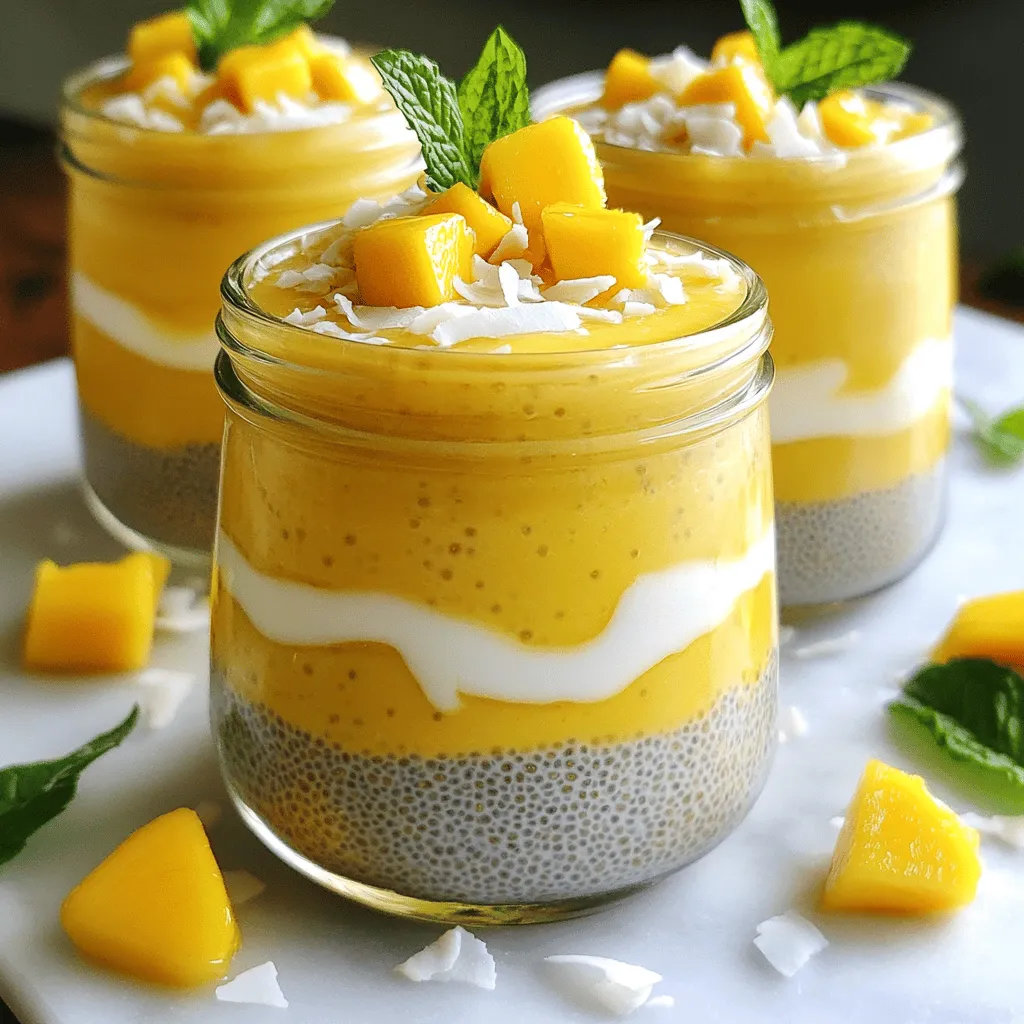 Mango Coconut Chia Pudding Delightful and Simple Treat