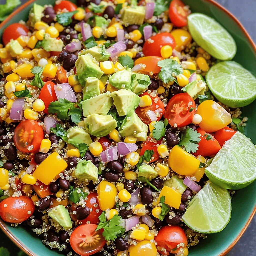 Tex Mex Quinoa Salad Flavorful and Fresh Delight