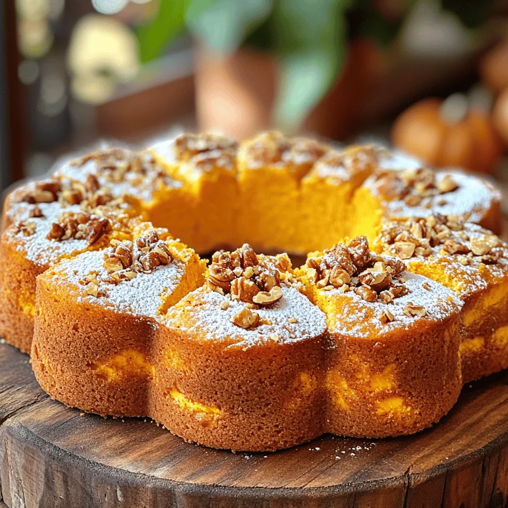 Pumpkin Cream Cheese Pound Cake Rich and Soft Delight