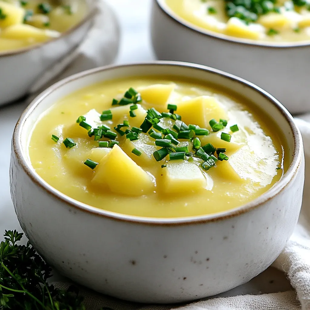 Classic Potato Leek Soup Flavorful and Comforting Dish