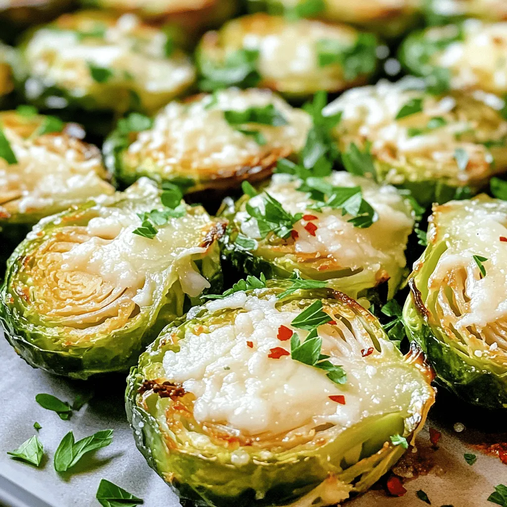 Air Fryer Garlic Parmesan Brussels Sprouts Delight