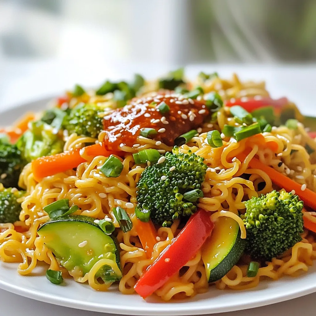 Chili Garlic Ramen Stir Fry Flavorful Quick Meal