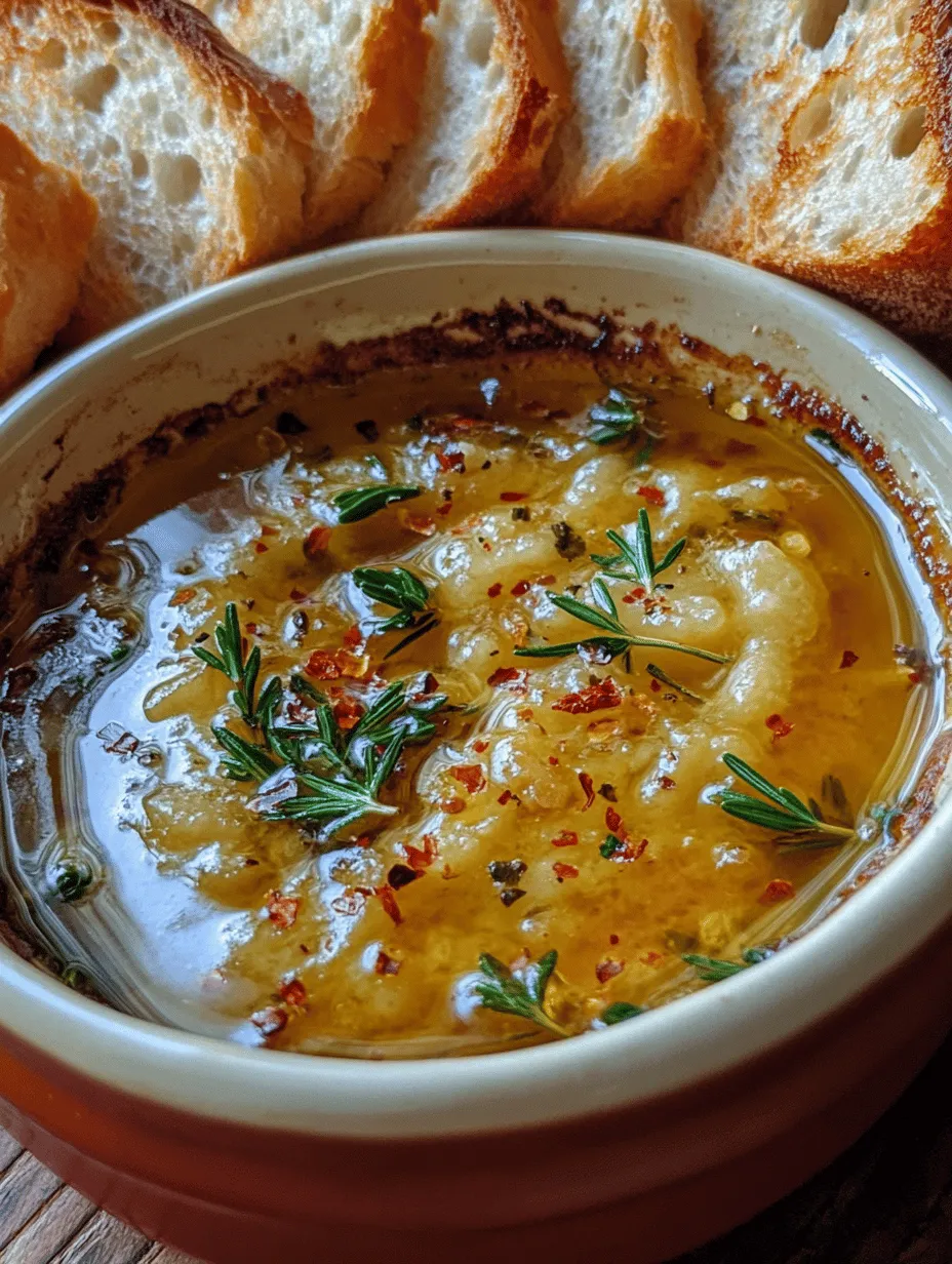 Olive Oil Bliss Dip with Warm Bread: A Flavorful Appetizer