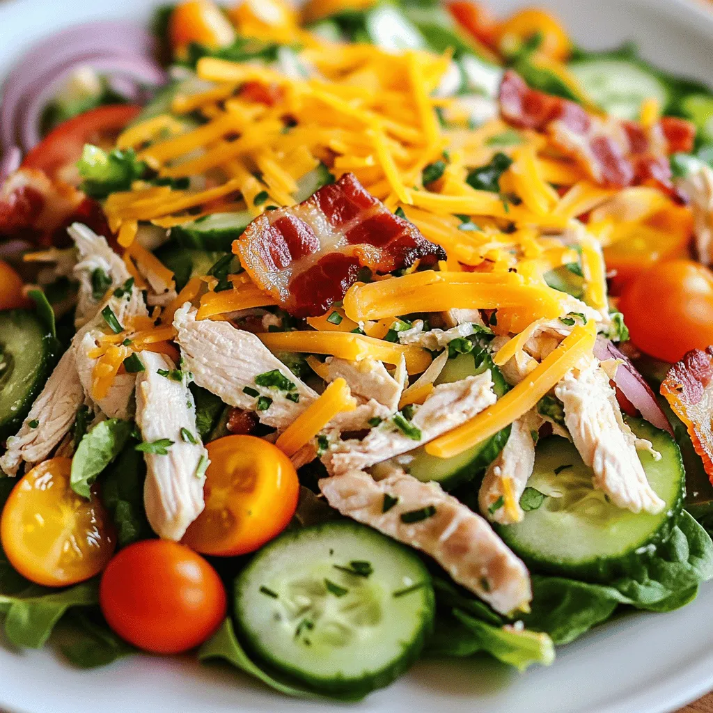 Savory Chicken Bacon Ranch Salad: A Flavorful Delight for Any Occasion