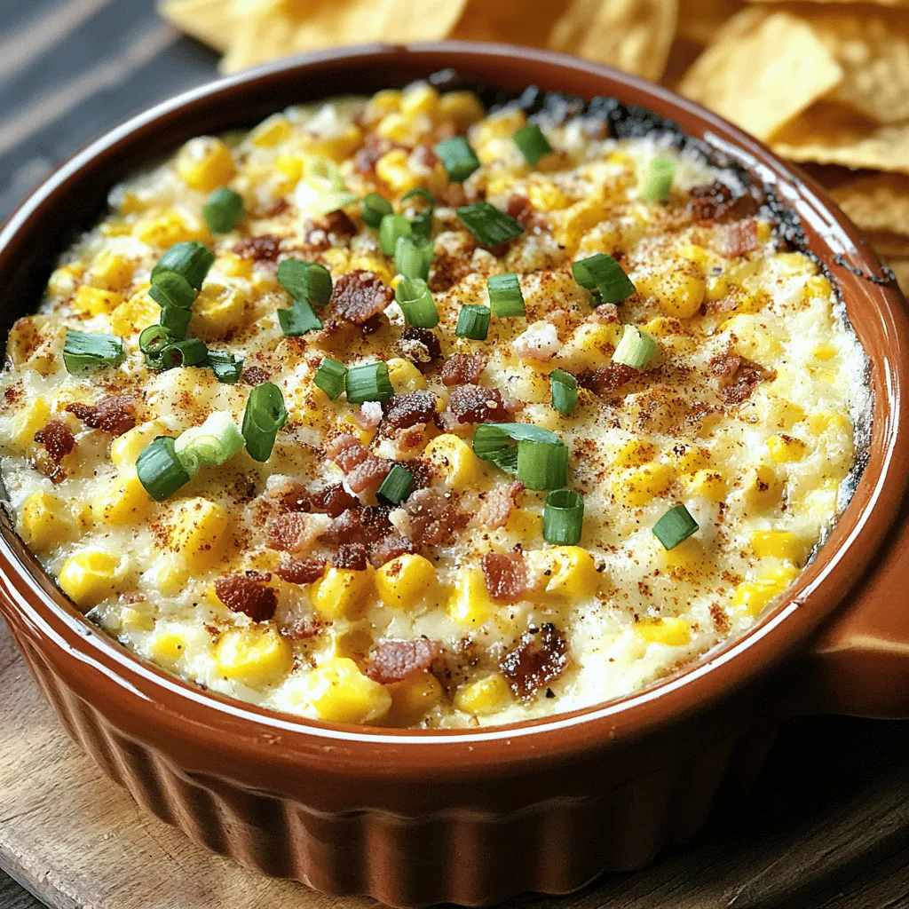 Cheesy Bacon Bliss Hot Corn Dip: A Flavorful Indulgence