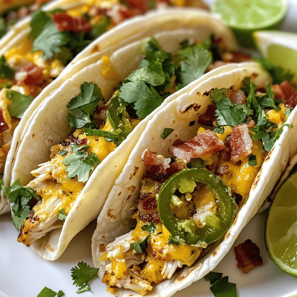 Jalapeño Popper Chicken Tacos: A Flavorful Fusion of Comfort Food