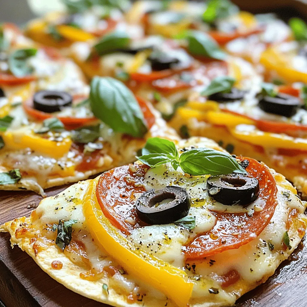 Tortilla Pizzas Delight: A Quick and Flavorful Twist on Tradition