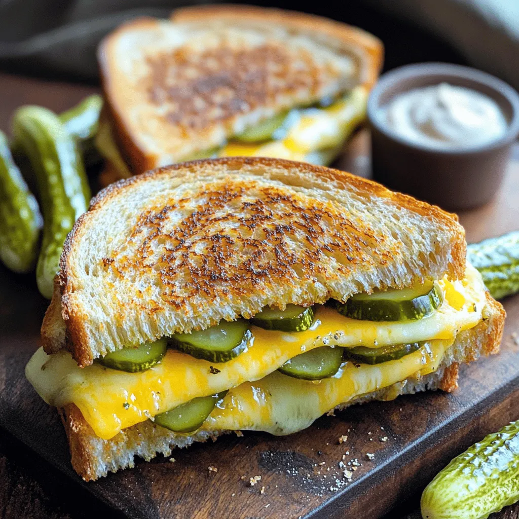 Savory Pickle Grilled Cheese Sandwich Recipe Delight