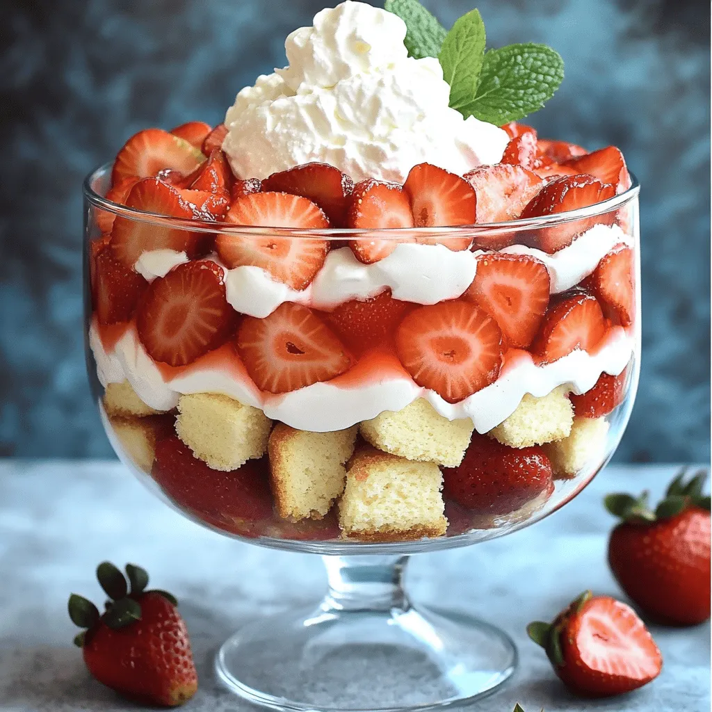 Strawberry Shortcake Trifle Delicious and Simple Treat