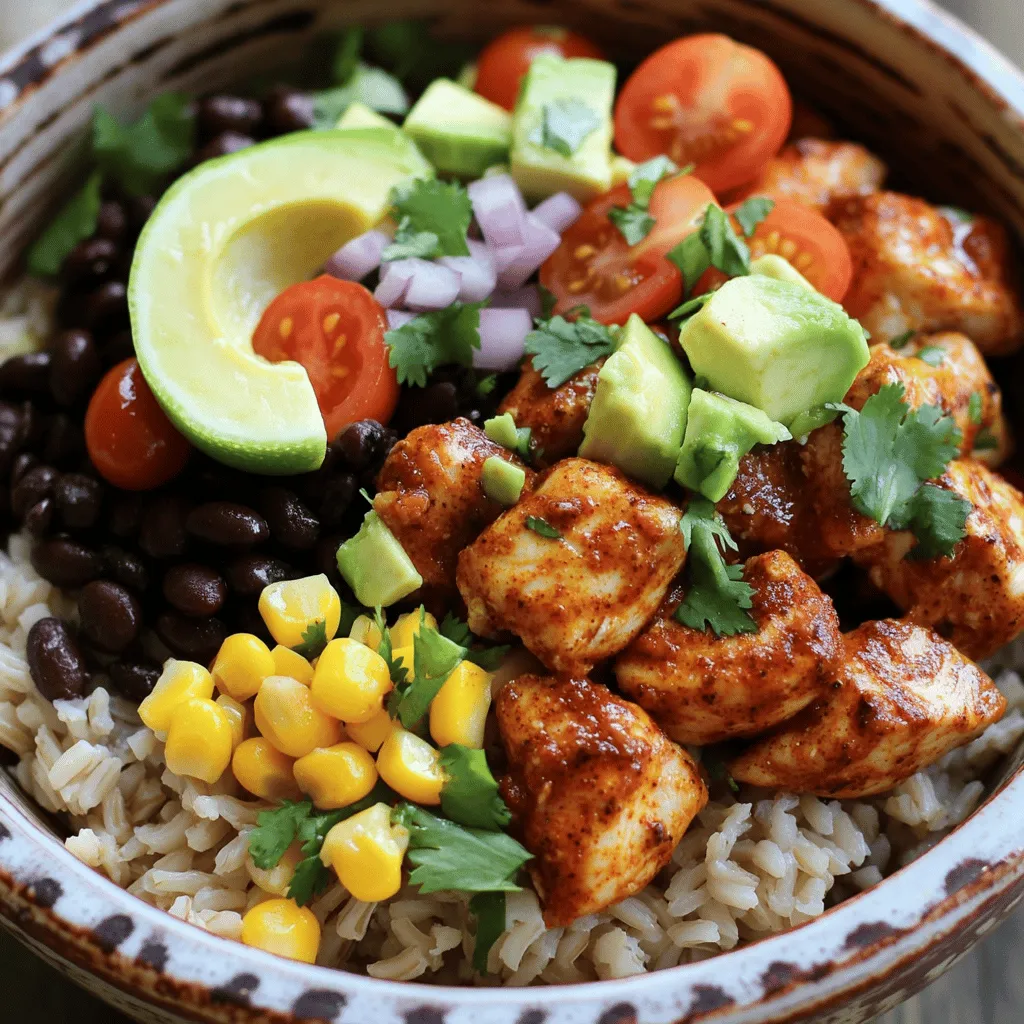 Chipotle Chicken Bowls Flavorful Meal in Minutes