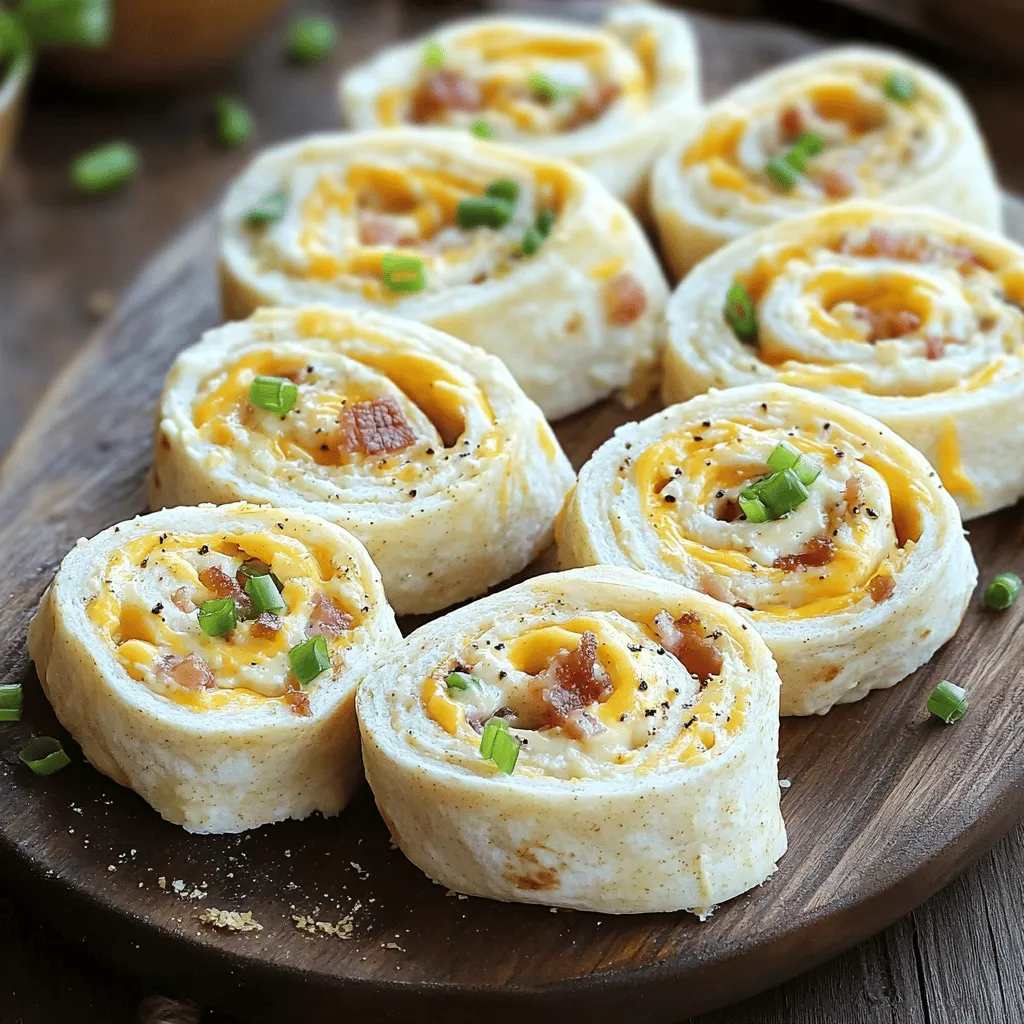 Bacon Cheddar Ranch Pinwheels Tasty Snack Idea