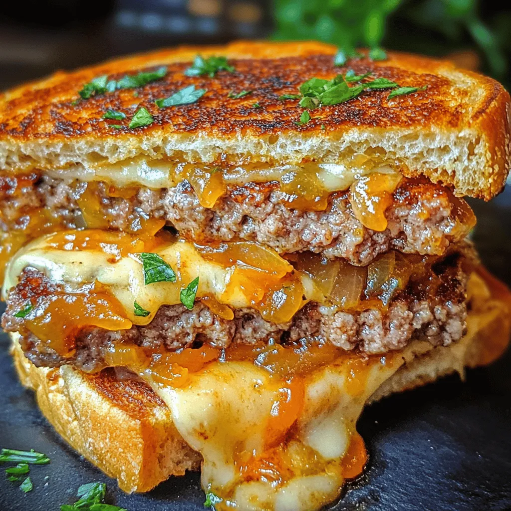 Ultimate Patty Melt with Secret Sauce