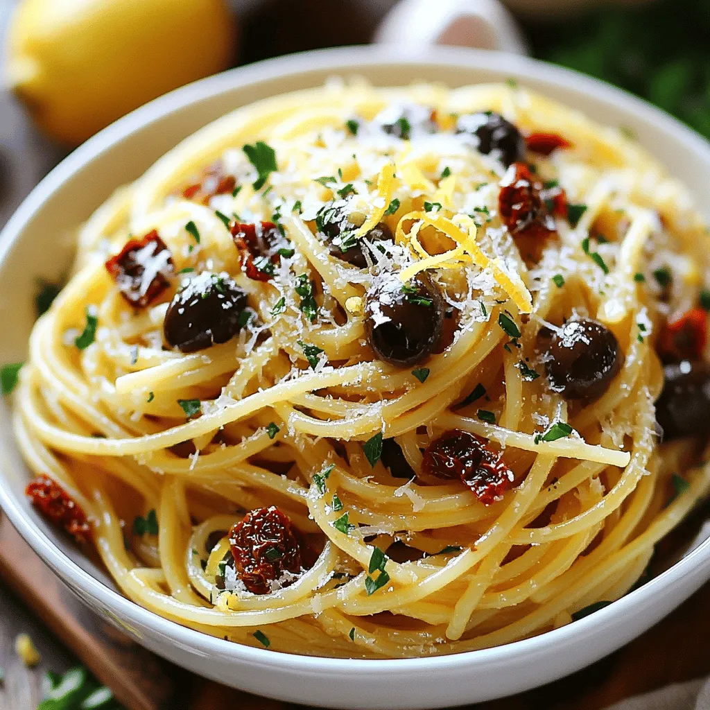 Zesty Olive Pasta Delight: A Flavorful Journey