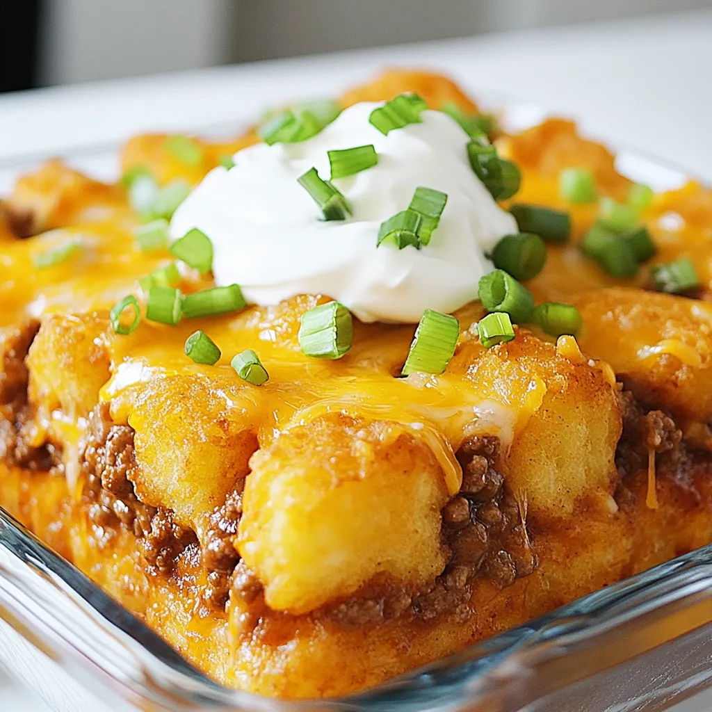Chili Cheese Tater Tot Casserole Flavorful Comfort Dish