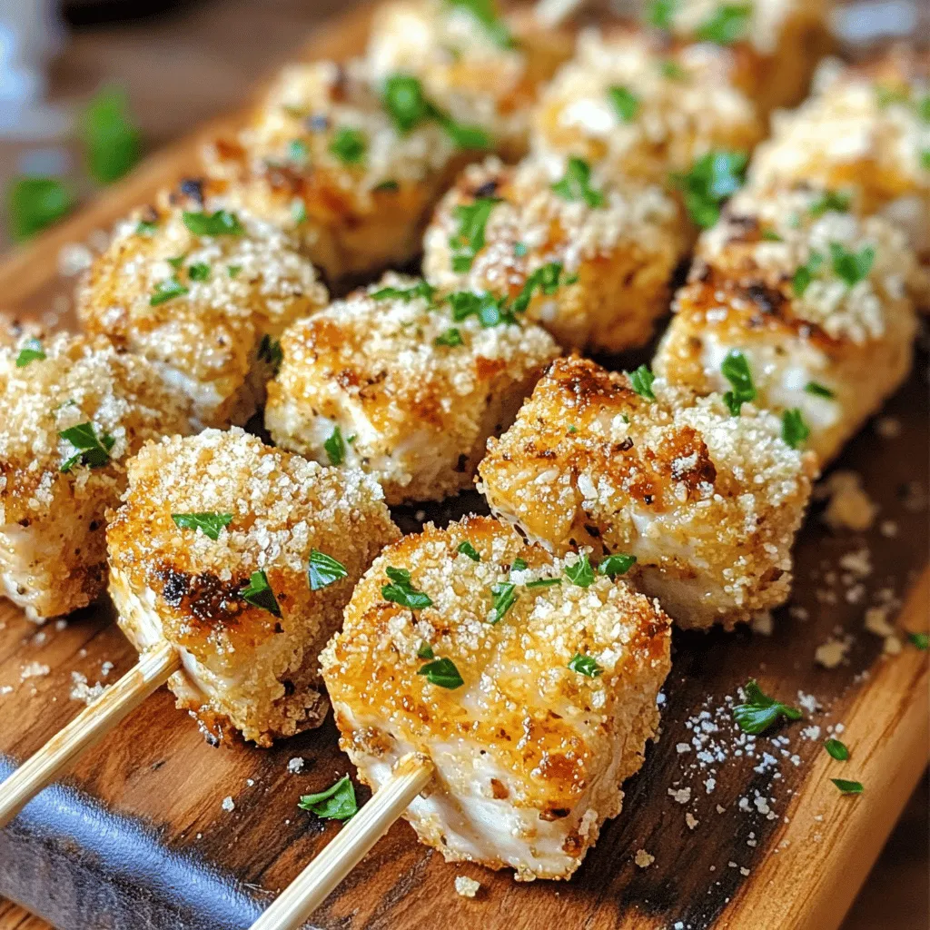 Air Fryer Garlic Parmesan Chicken Skewers: A Delicious and Easy Recipe