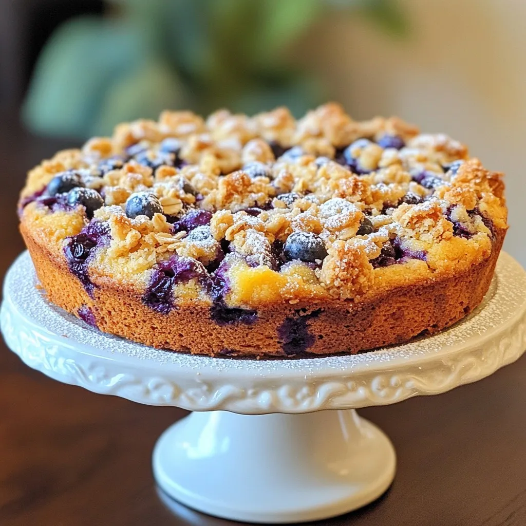 Blueberry Streusel Coffee Cake Tasty and Easy Recipe