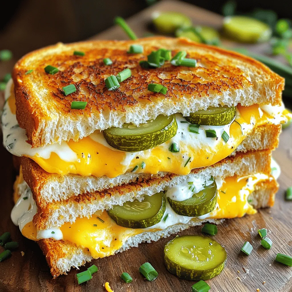 Pickle Ranch Grilled Cheese Irresistible Flavor Boost