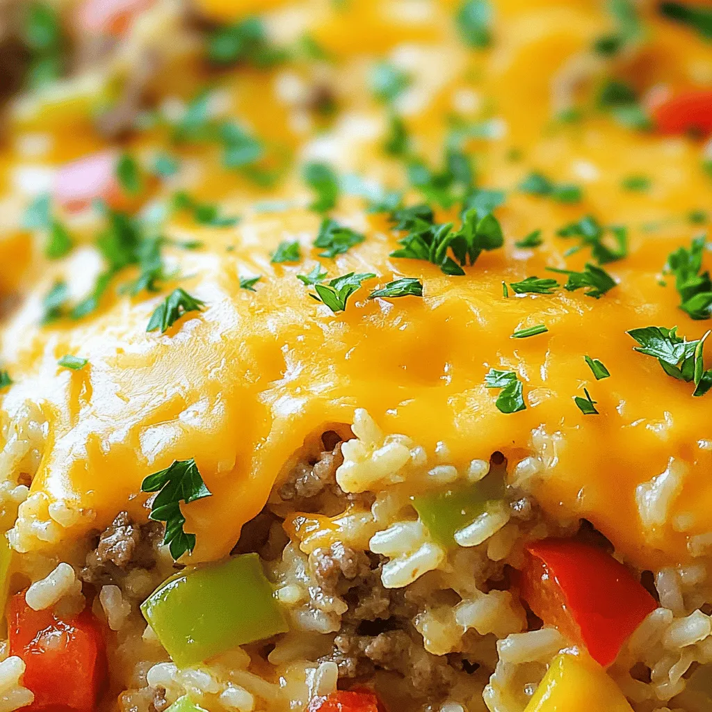 Easy Hamburger Rice Casserole Simple Comfort Food