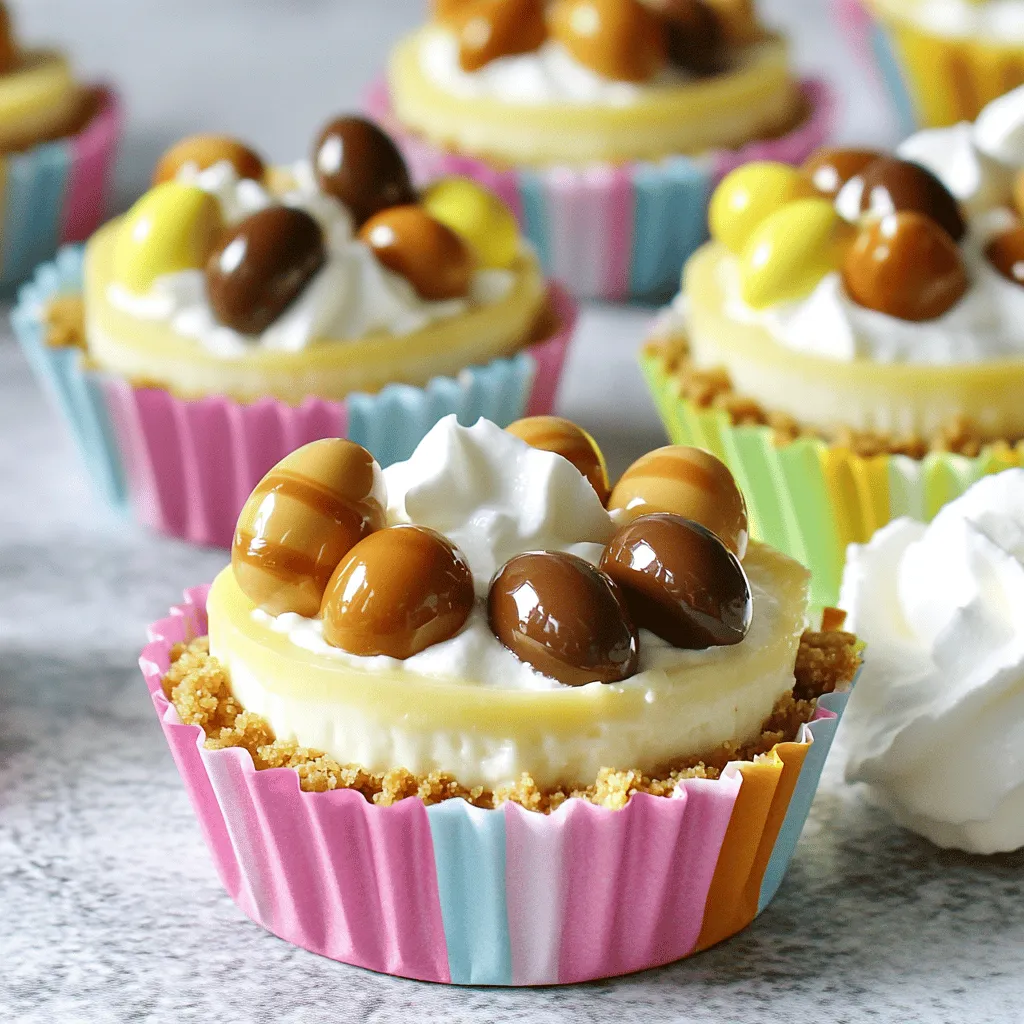 No Bake Mini Egg Cheesecake Easy and Delicious Treat