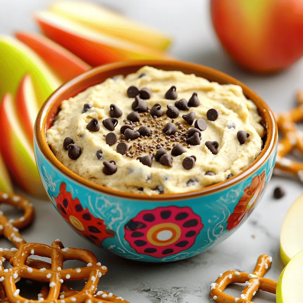 Protein Chocolate Chip Cookie Dough Dip Delight